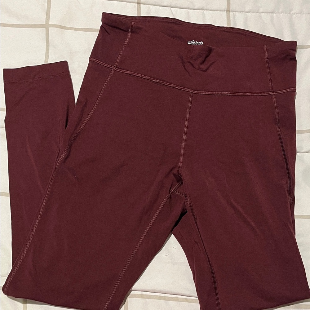 Allbirds Burgundy Leggings